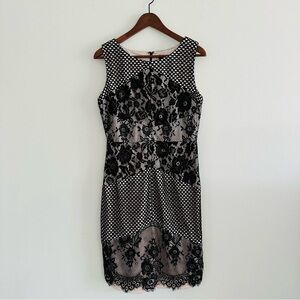 JAX Lace Sheath Sleeveless Dress Sz 8